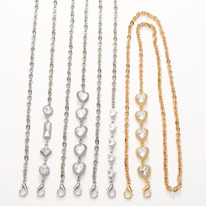 Yilian new metal crossbody love rope phone case hanging decoration pendant shoulder strap bag chain