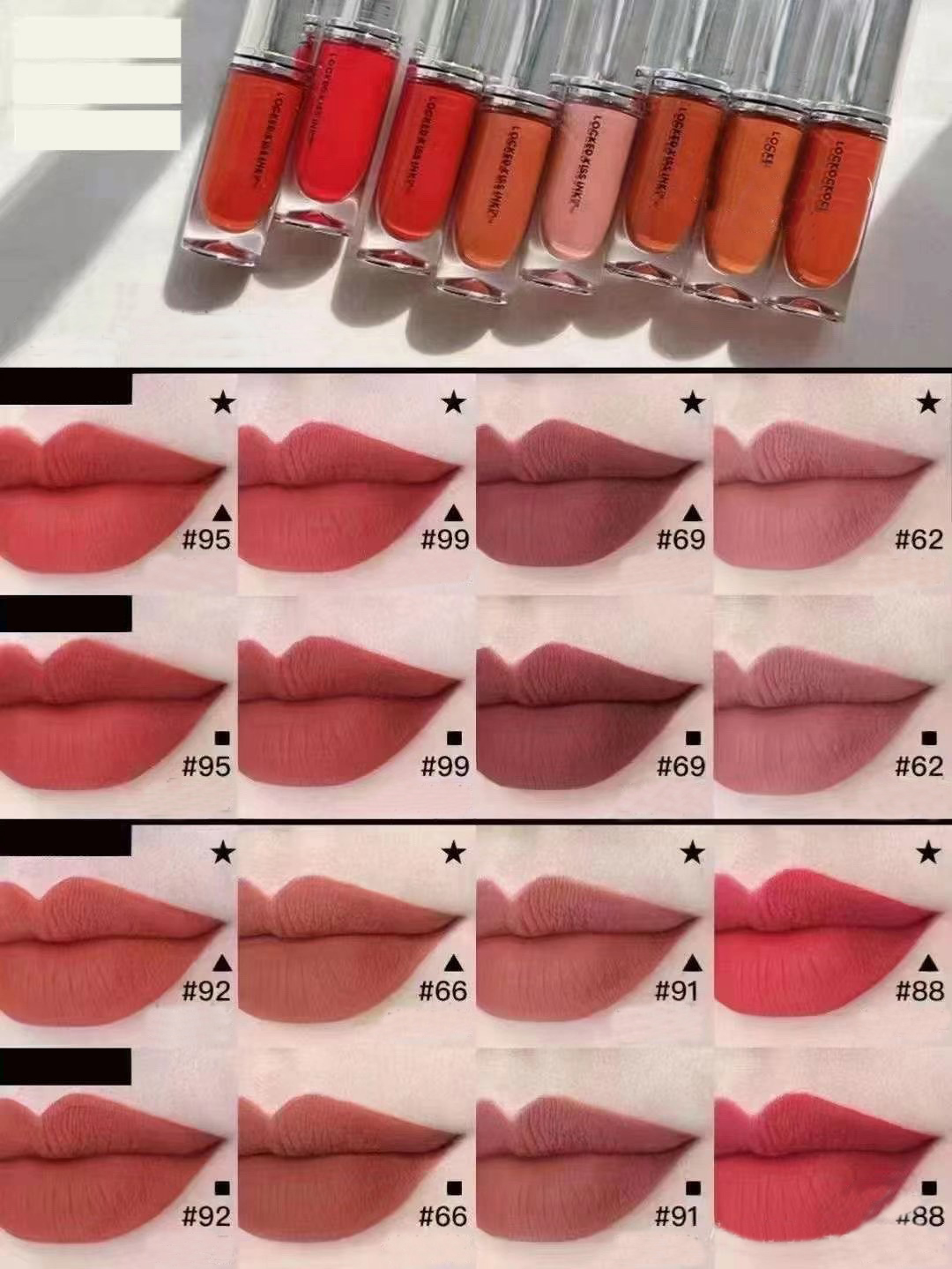 Gloss Brand Lipstick Designer Locked Kiss Ink 24 Hours Color Veet Matte Lipstick Cream Sexy Red Lip Tint Long Lasting Makeup Stick