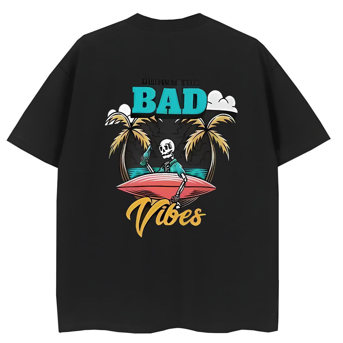 Fashion New T-Shirts 230g 100% Cotton Crew Neck Breathable Beach surfing Couples T Shirts Soft Plus Size Cartoon Wear
