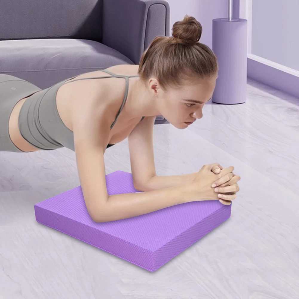 Soft balance pad TPE high rebound yoga pad thick pad fitness yoga Pilates board to maintain balance board for physical therapy W240906