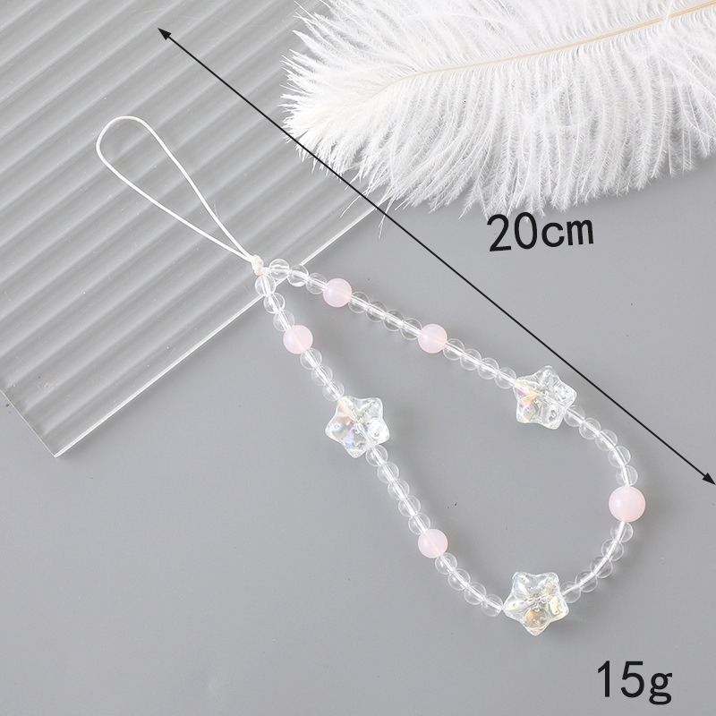 New Sweet Cool Style Crystal Bead Butterfly Phone CCD Camera Strap Love Spicy Girl Y2K Chain Pendant Female
