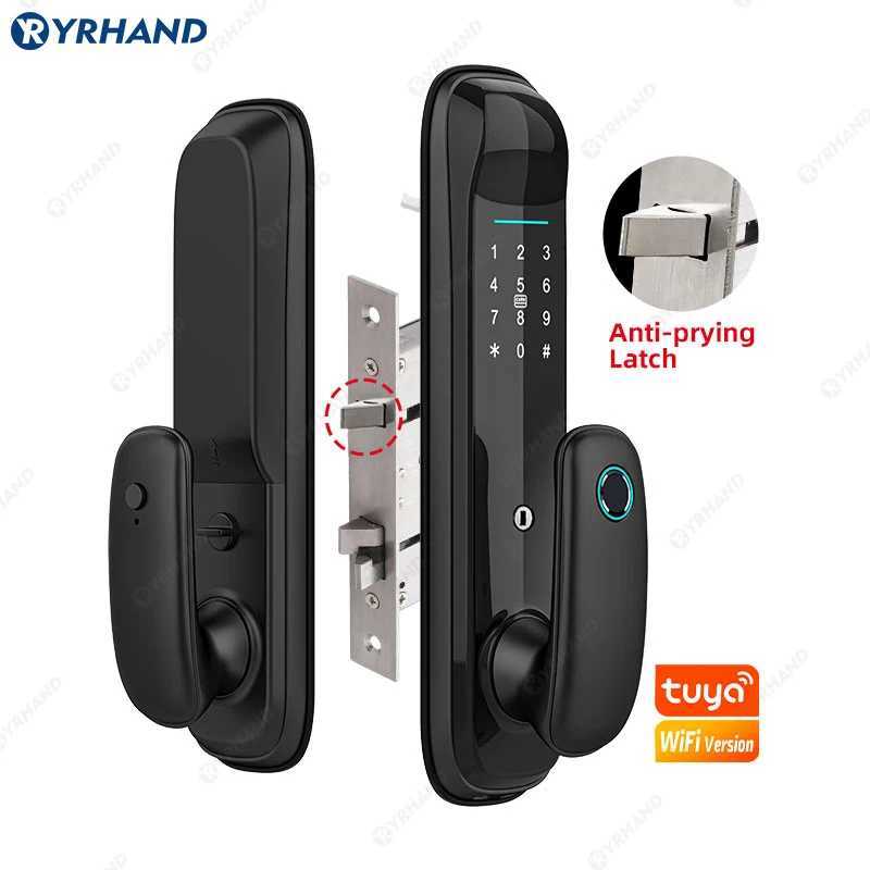 YRHAND TUYA Wifi Smart Home Digital Electronic Lock Biometric Digital Fingerprint Smart Door Lock CL240920