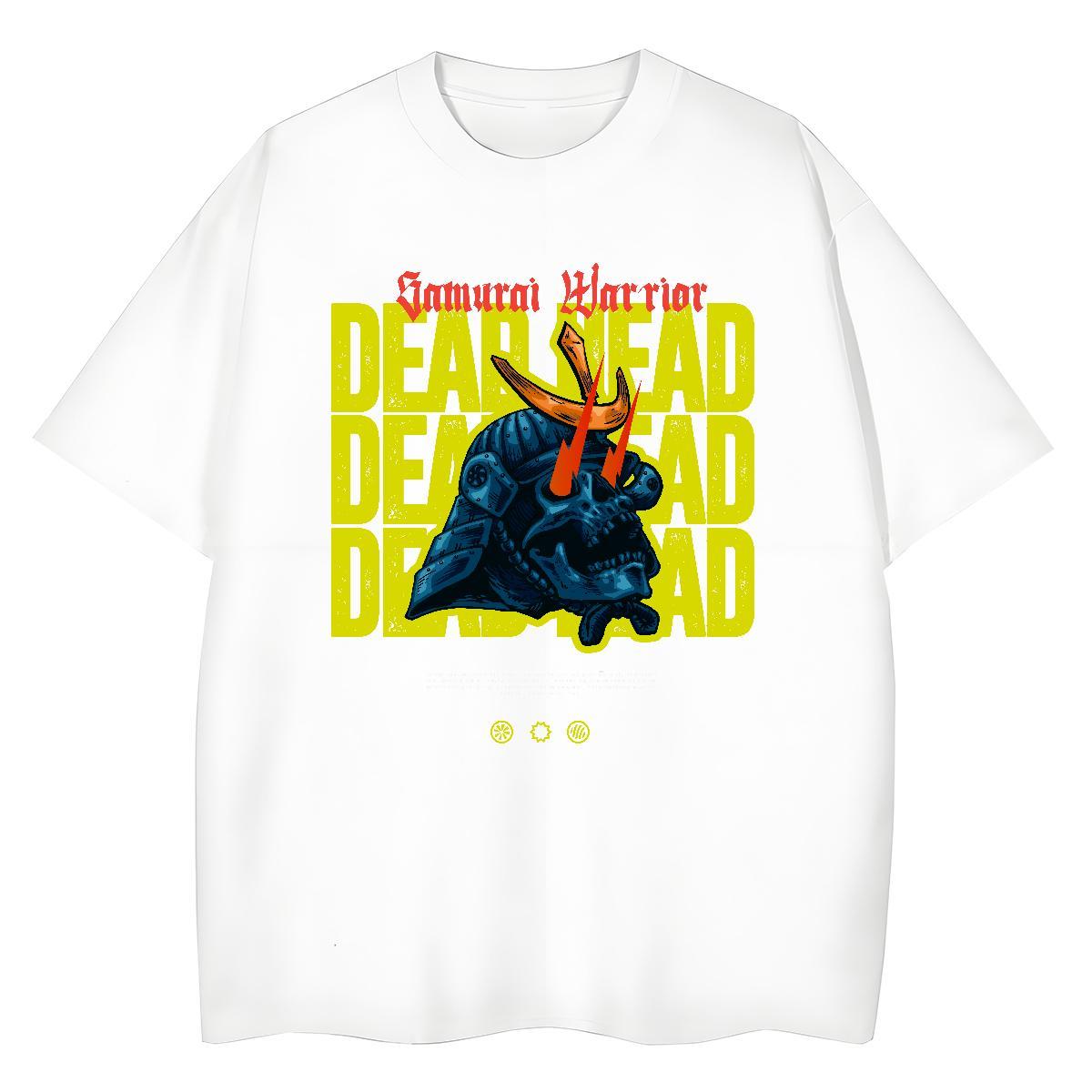 Fashion Women T Shirts 100% Cotton 230g Short Sleeve O-Neck Street Wear skull Couples T Shirts Lady Anime Polos