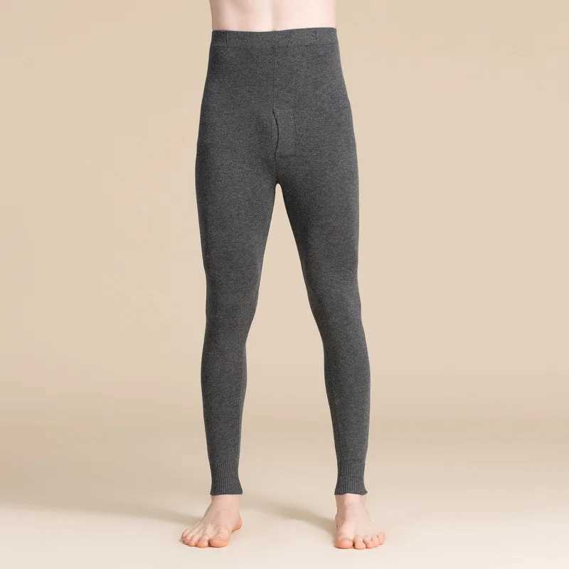 Mens silk and cashmere pants cashmere long legs thick mens pantyhose winter mens hot pants W240903