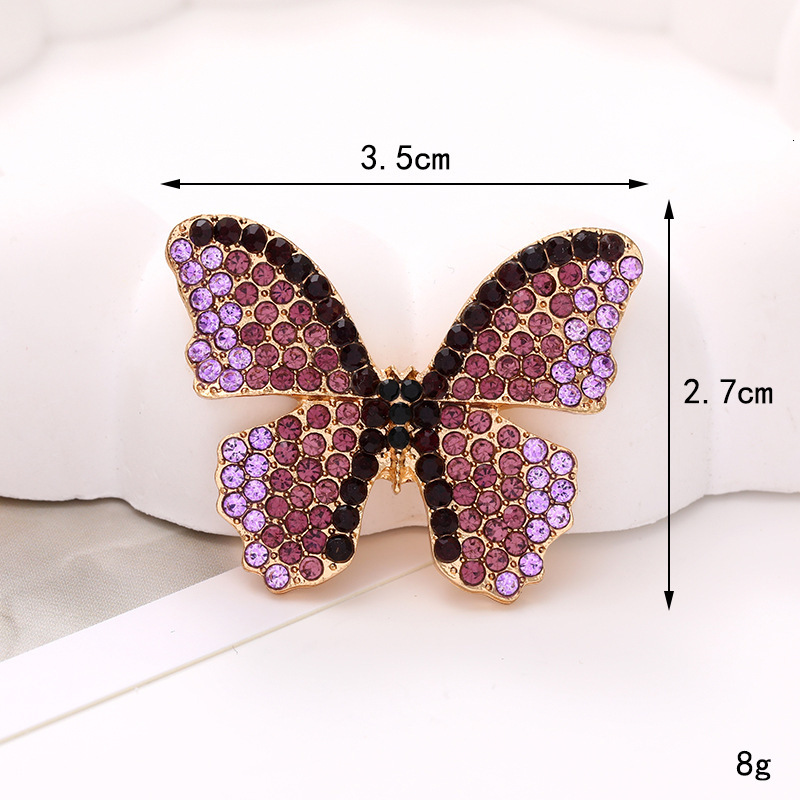 Creative new inlaid butterfly phone case beauty sticker diamond material light zinc alloy DIY jewelry accessories