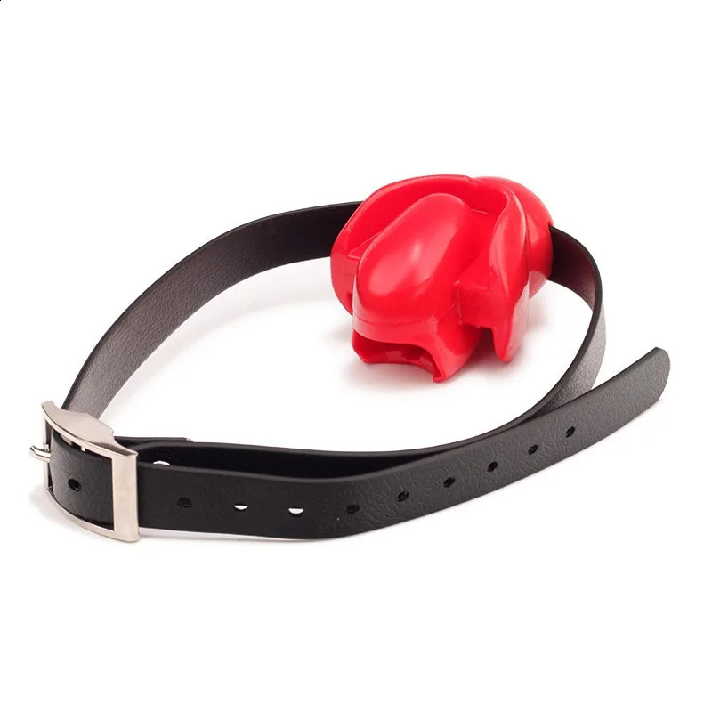 SM Silicone Mouth Gag Bondage Mouth Belt Slave Ball Erotic Sex Toys for Woman Couples 240904