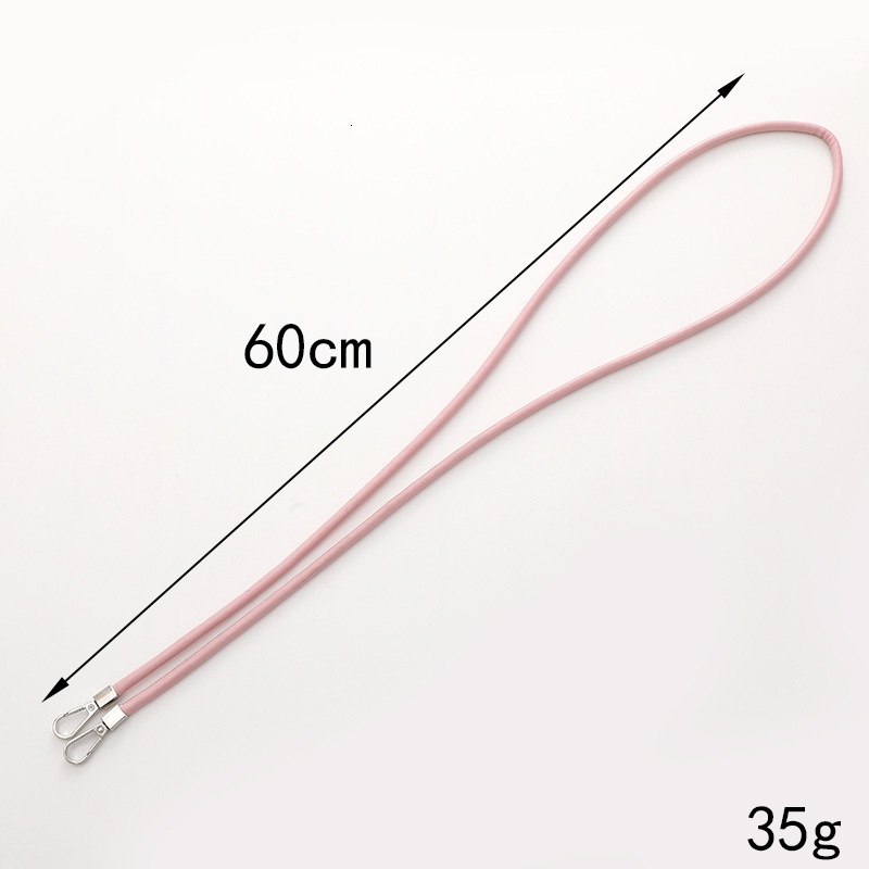 Yi Lian's new product, 6mm leather round crossbody case, accessory, anti drop phone chain, hanging rope for women