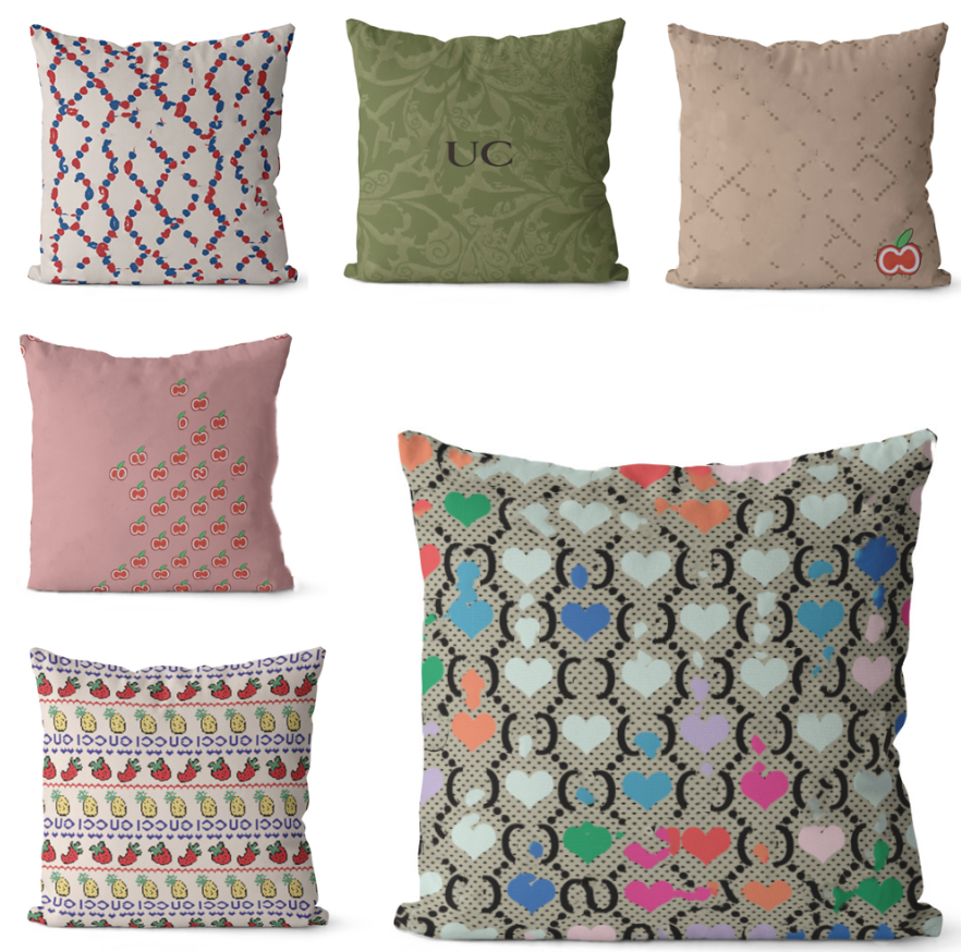 Fashion Cushion Decorative Pillow Bedding Home Room Decor Pillowcase Peach Velvet Single Side Couch Chair Sofa Car Thick Cushion Men Women Pillows
