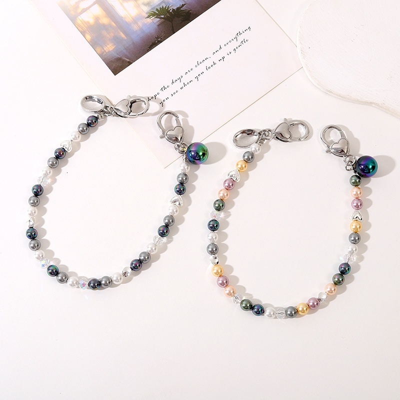 New Natural Shell Pearl Handheld Bag Chain Ins Mobile Pendant Case Keychain Phone Hanging Rope