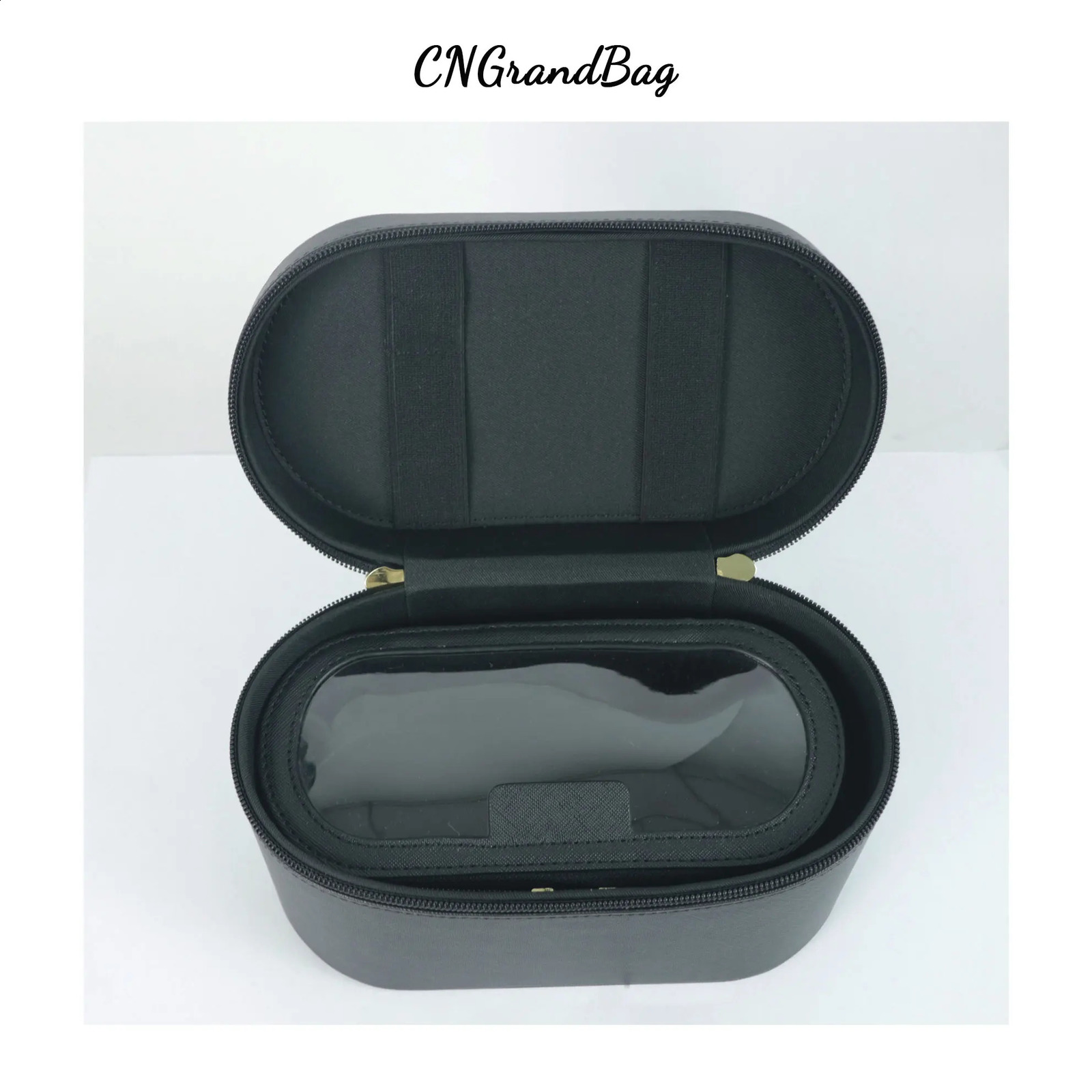 Customisable Name Ladies Saffiano Split Leather Travel Toiletry Case Makeup Organizer Box Dopp Kit Cosmetic Bag Set 240904