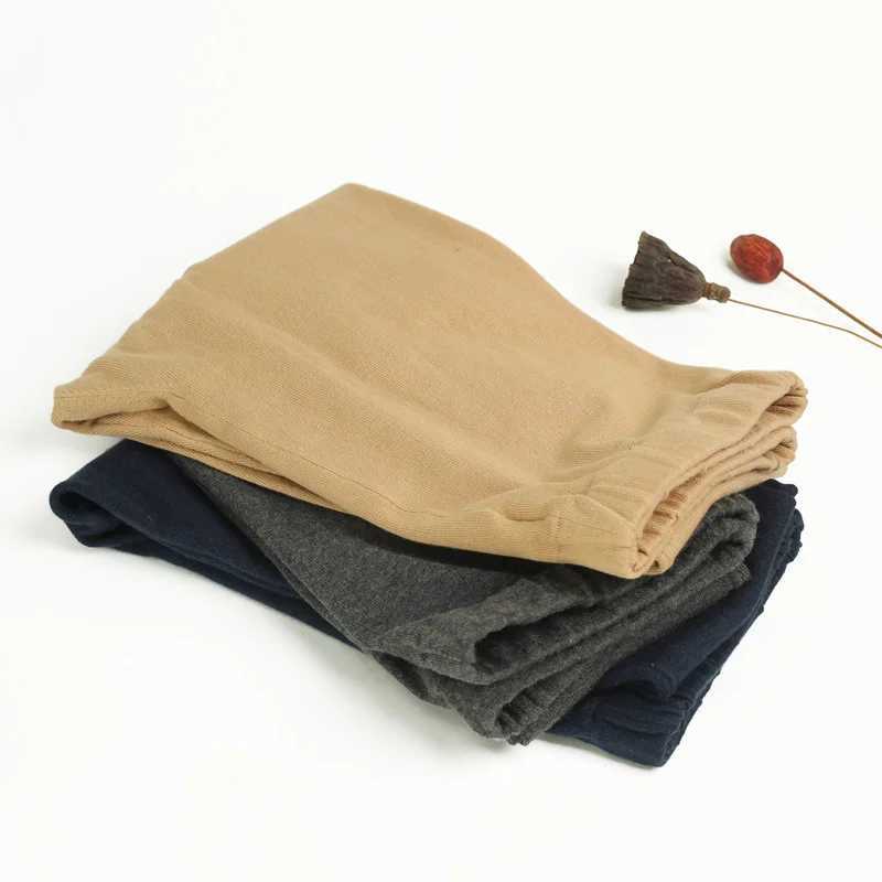 Mens silk and cashmere pants cashmere long legs thick mens pantyhose winter mens hot pants W240903