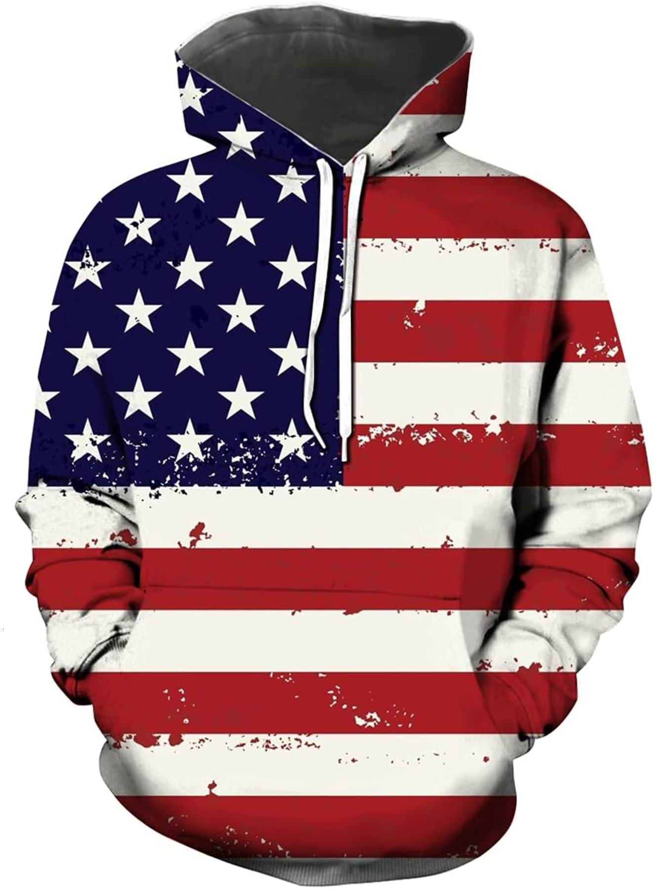 Hoodie For Mens Womens American Flag 3D Print Casual Funny Hooded Pullover Graphic Hoodies Sweatshirt Long Sleeve Free shipping