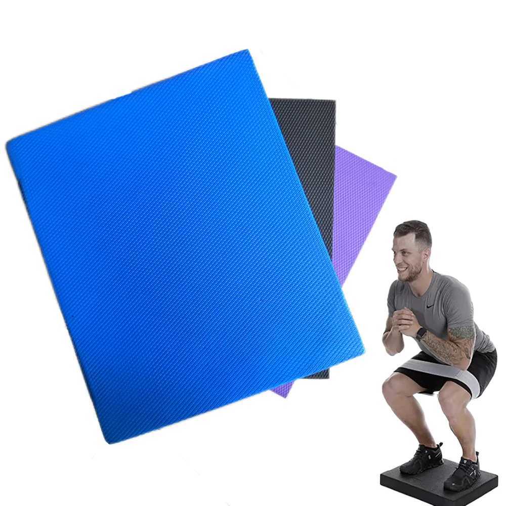 Soft balance pad TPE yoga pad foam exercise pad thick balance pad fitness yoga pilates balance board for physical therapy W240906