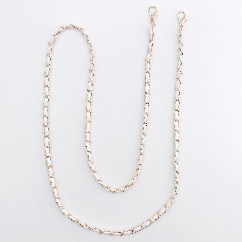 Yi Lian's new handmade leather clip chain DIY phone case accessories for women's bags and crossbody shoulder straps