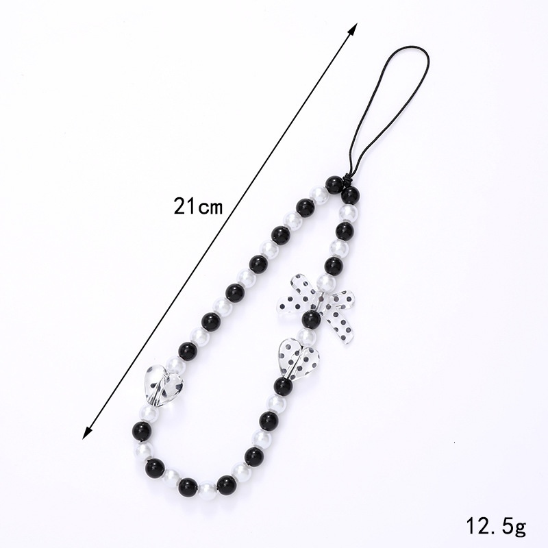 Yilian New Personalized Creative Bow Love Phone Case Keychain Hanging Rope Anti drop Chain Decoration