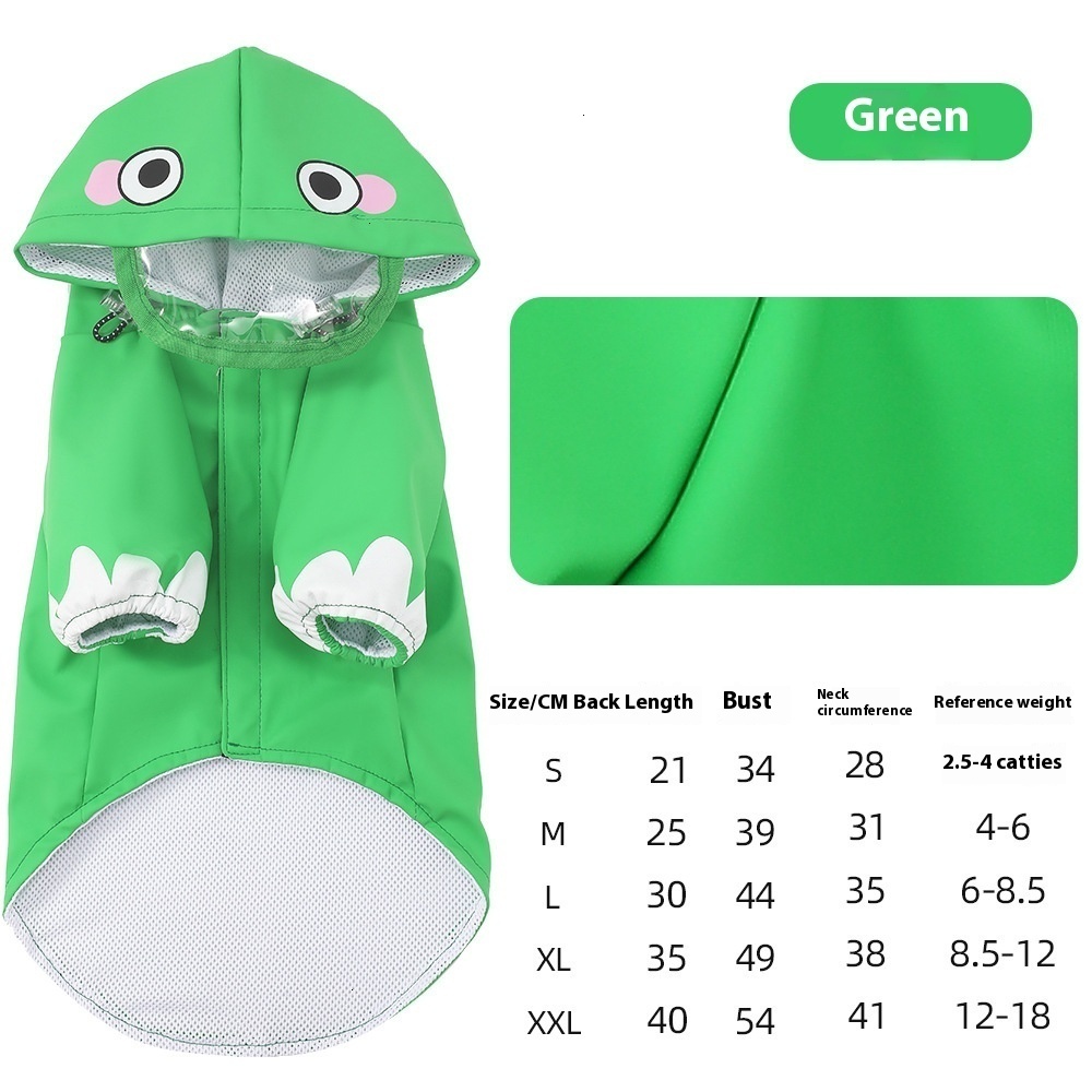 New Dinosaur Shaping Clothes Dog Raincoat Bibear Teddy corgi Dog Clothes Dog Clothes