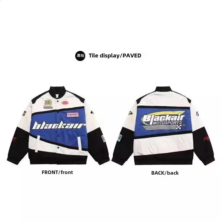 American style street racing jacket mens loose fitting baseball cap fashion thin regular material spring and autumn 240902