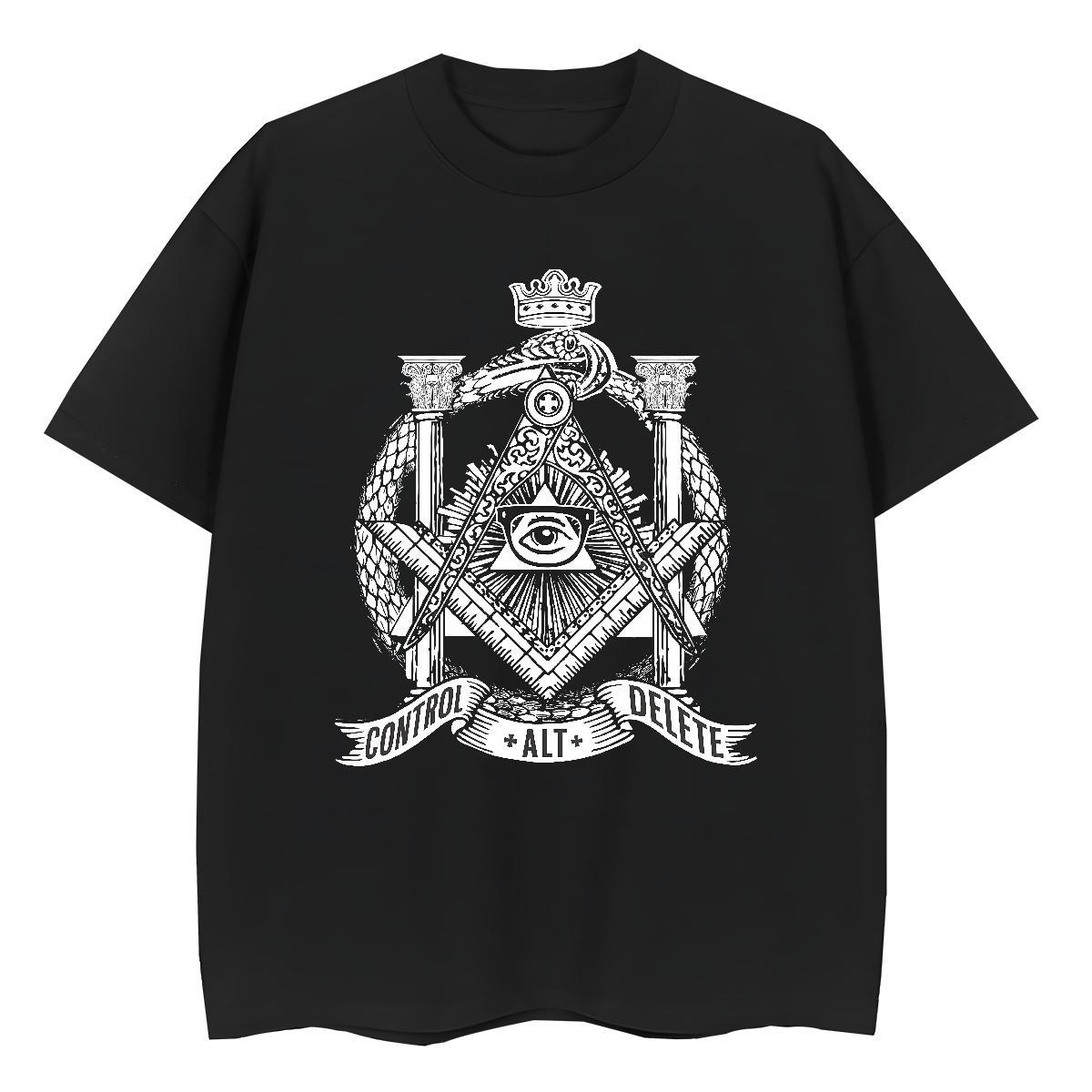New T Shirt For Woman 230g Cotton Round Neck Short Sleeve Spring Summer eye of the devil Woman Tshirt Brand White Plus Size Tshirts