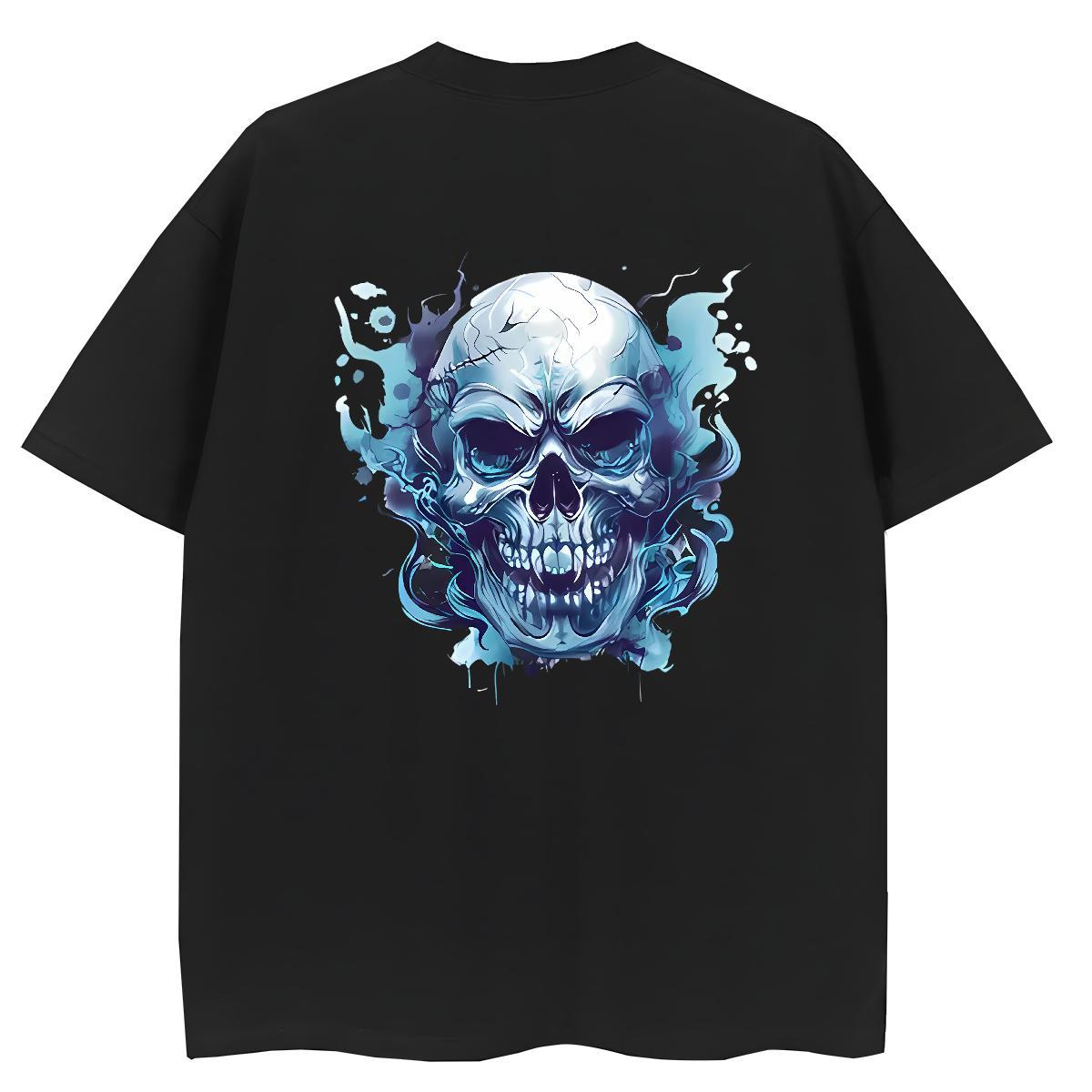 2024 Womens T Shirts 230g Cotton Breathable Short Sleeve Spring Summer angry Couples T Shirts Lady Anime Clothes