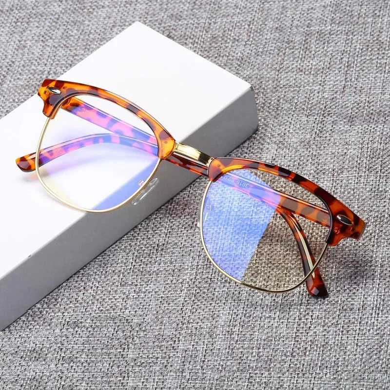 Half frame Myopia glasses computer goggles complete business low beam glasses diode 0-1.0-1.5-2.5-3.0 to -6.0 W240906