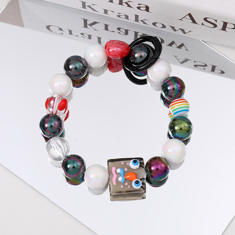 Yilian New Girl Heart Sweet Japanese and Korean Versatile Loli Handmade Pendant Dreamy Personalized Bracelet Phone Chain