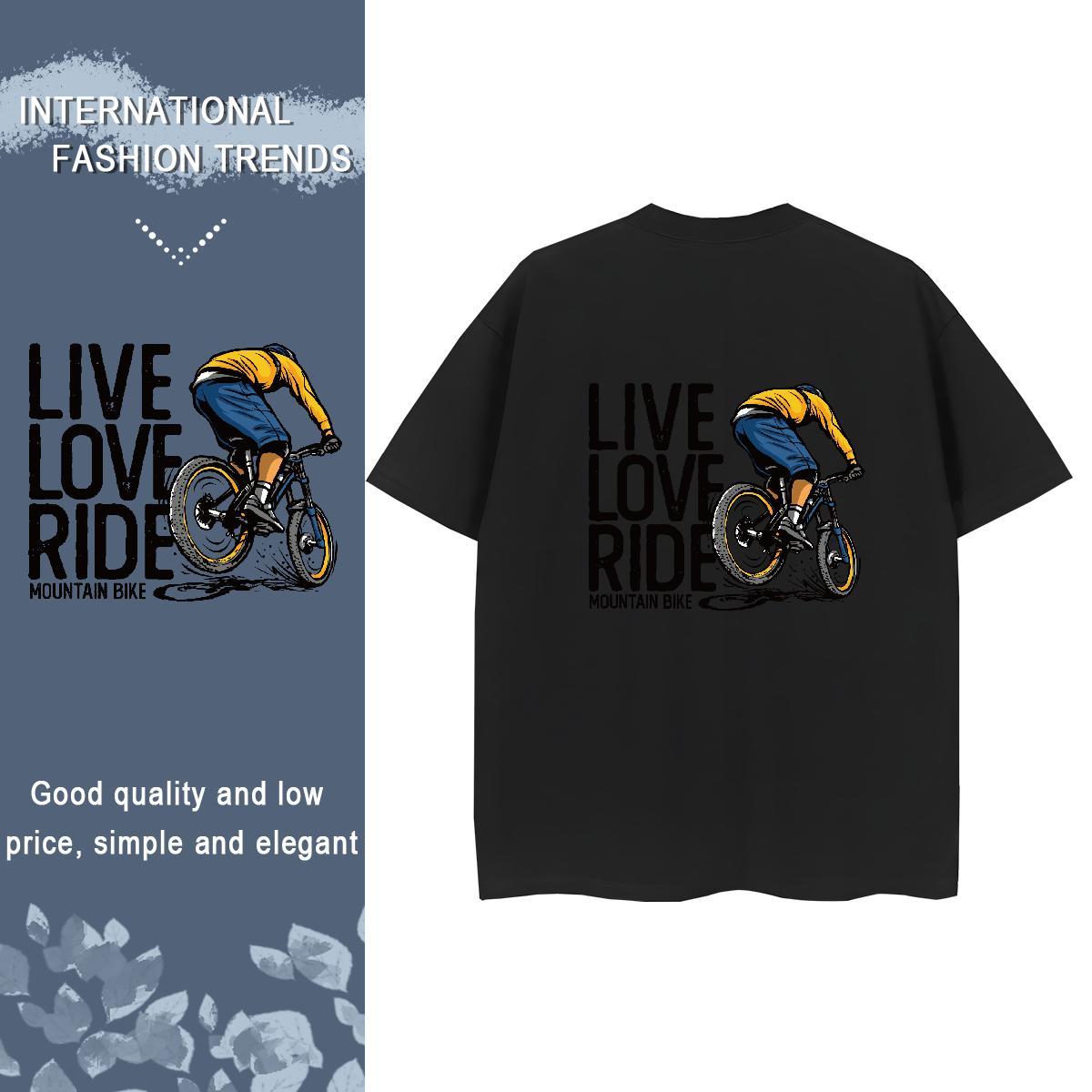 Factory Direct T shirt 230g Pure Cotton Breathable Crew Neck Street car Women Tees Popular Custom Printing Tops Tees