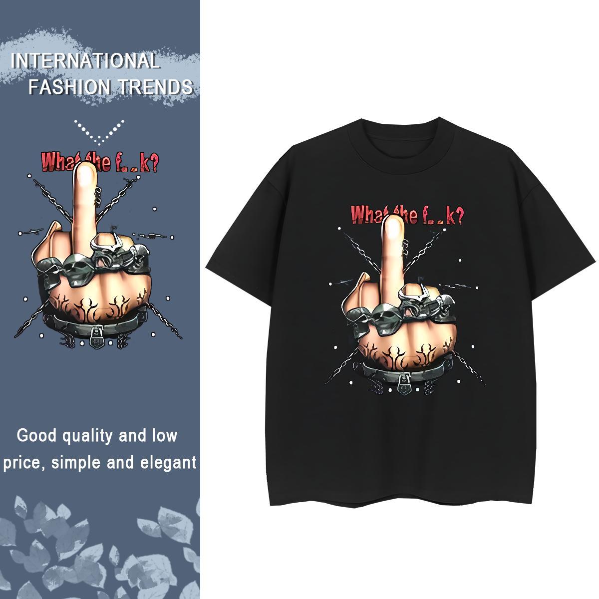 Stylist T-Shirts 230g 100% Cotton Comfortable Home Outdoor hands Unisex Tshirts High quality Custom Printed Tees Shirts