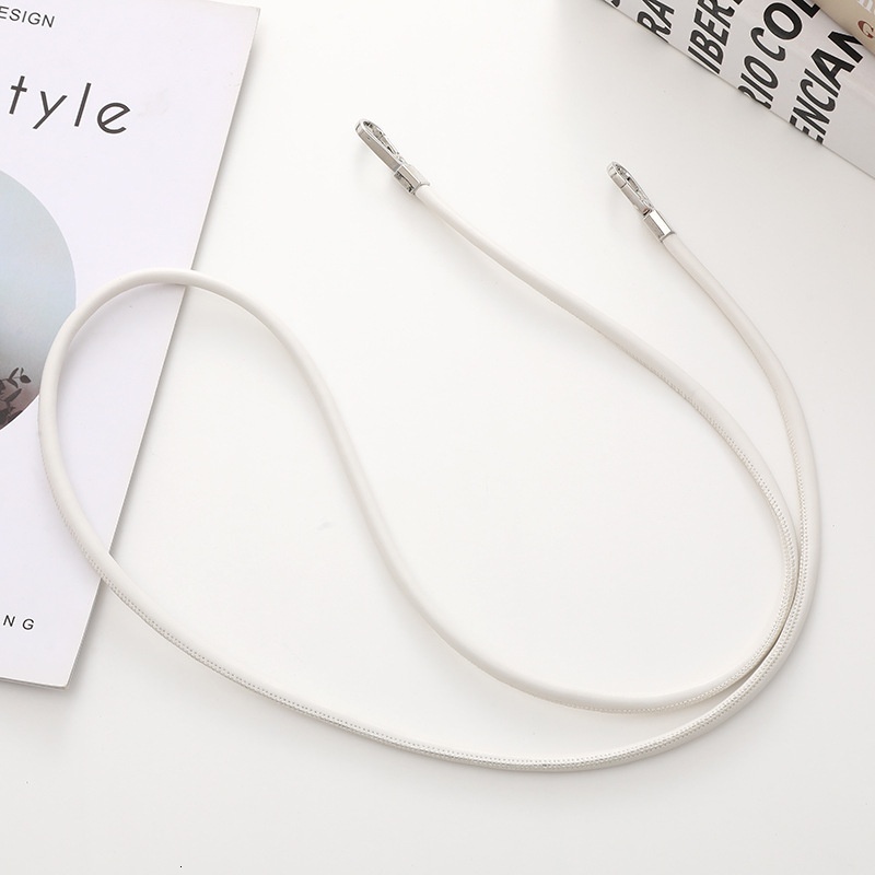 Yi Lian's new product, 6mm leather round crossbody case, accessory, anti drop phone chain, hanging rope for women