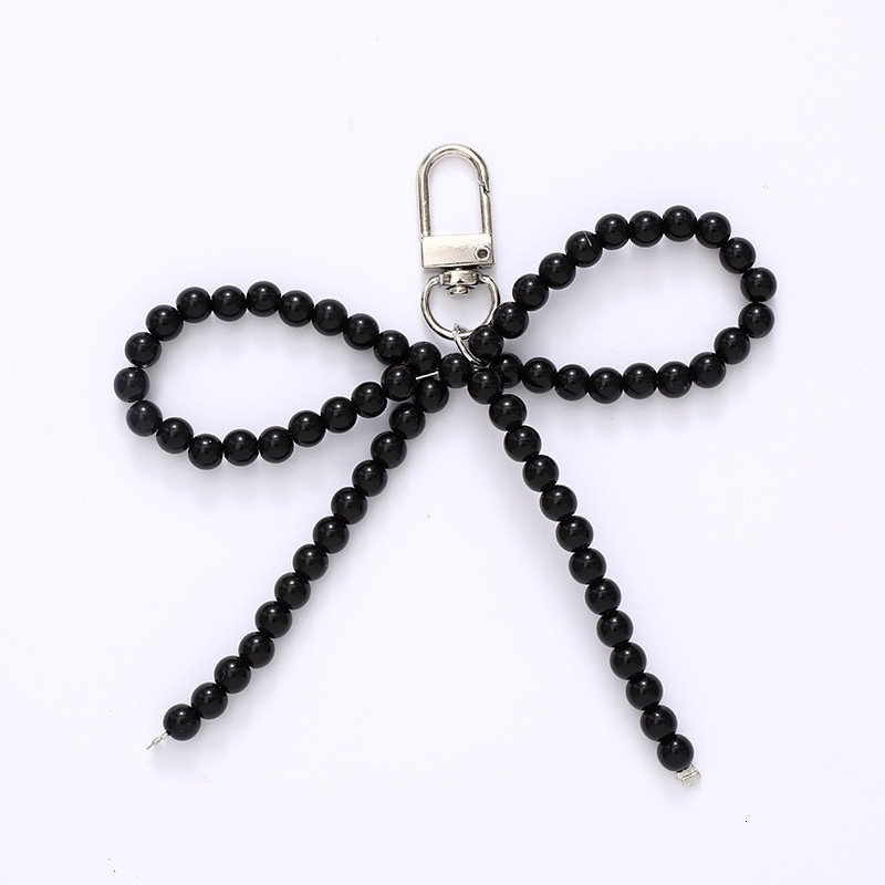 New creative and personalized pearl bow pendant bag, phone case, keychain pendant, exquisite small gift accessory