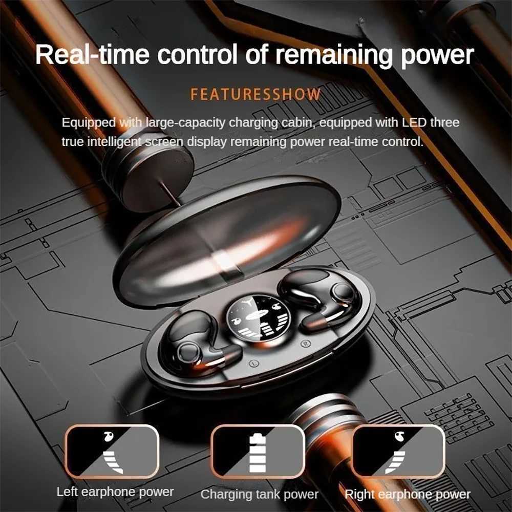 Invisible Sleep Earphone TWS Wireless BT 5.3 Headphones Mini HiFi Noise Reduction Earbuds IPX5 Waterproof Sports Headset M240907