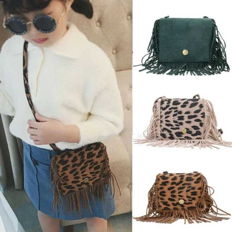 Fashion tassel small bag childrens handbag coin wallet childrens shoulder bag gift for girls pleated mini cross shaped messenger bag W240906