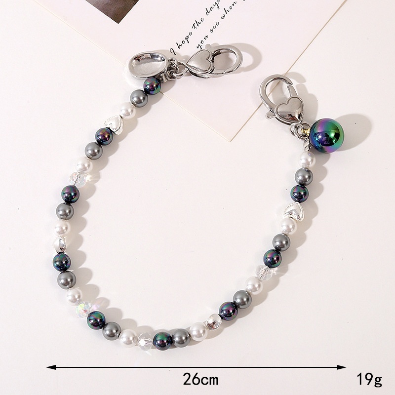 New Natural Shell Pearl Handheld Bag Chain Ins Mobile Pendant Case Keychain Phone Hanging Rope