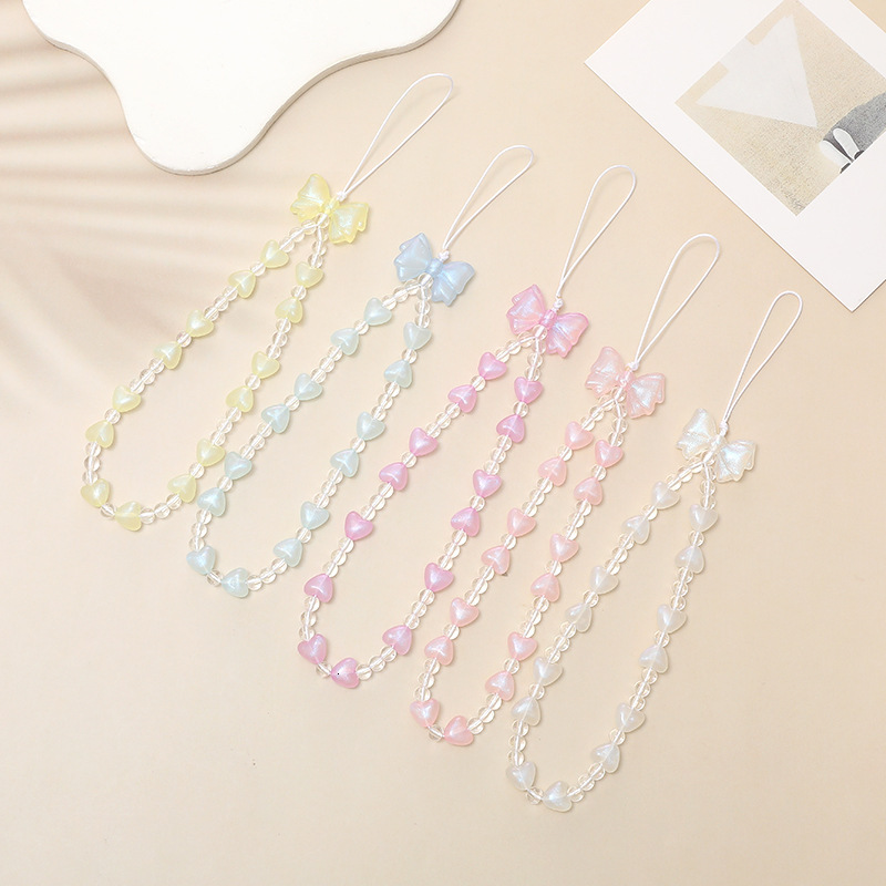 Mermaid Concubine Love Chain Beaded Rope Phone Case Hanging Decoration Anti drop Wrist Strap Female
