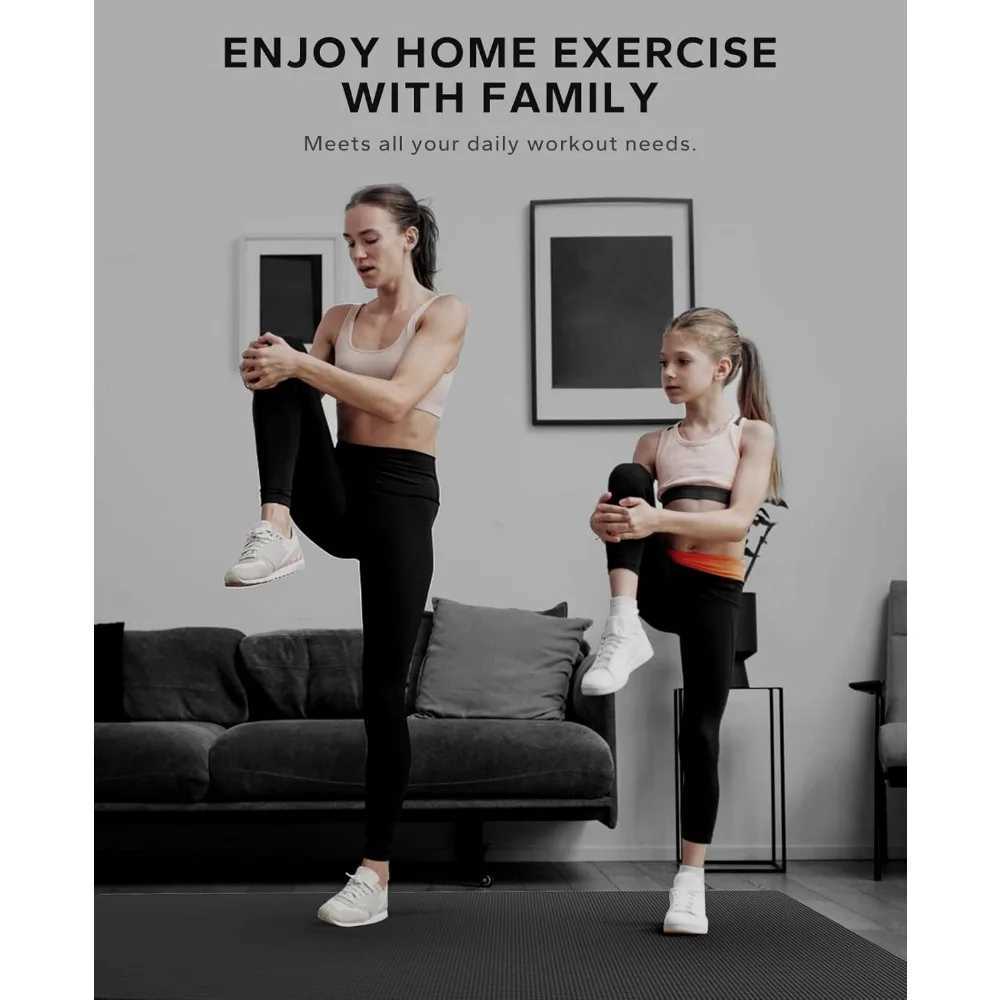 Super large sports mat non slip super durable thick exercise mat suitable for aerobic exercise on home gym floors fitness yoga mat W240906
