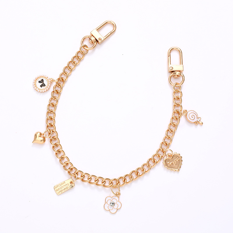 Yilian's new small fragrance hand-held chain, phone case, keychain, rope, wrist style bag, hanging chain to prevent loss