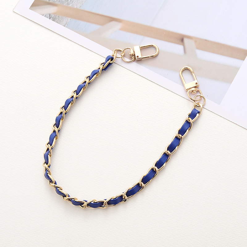 Yilian New Handmade Leather Handheld Phone Case DIY Jewelry Pendant Women's Bag Small Fragrance Feng Shui Cup Chain