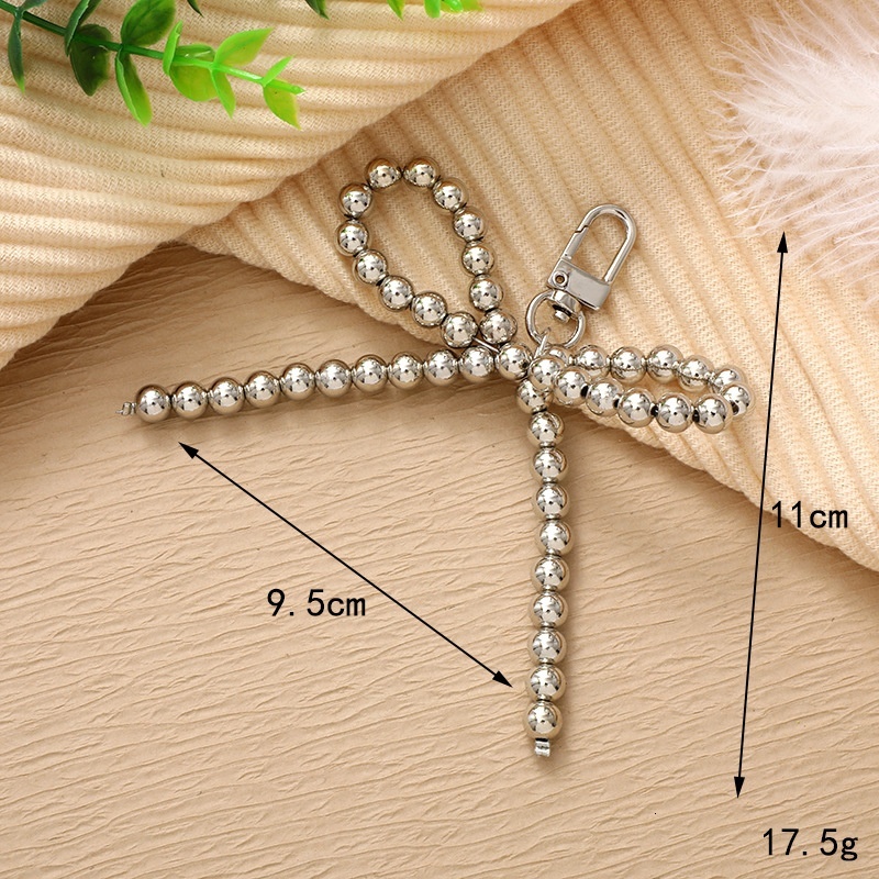 New creative and personalized pearl bow pendant bag, phone case, keychain pendant, exquisite small gift accessory