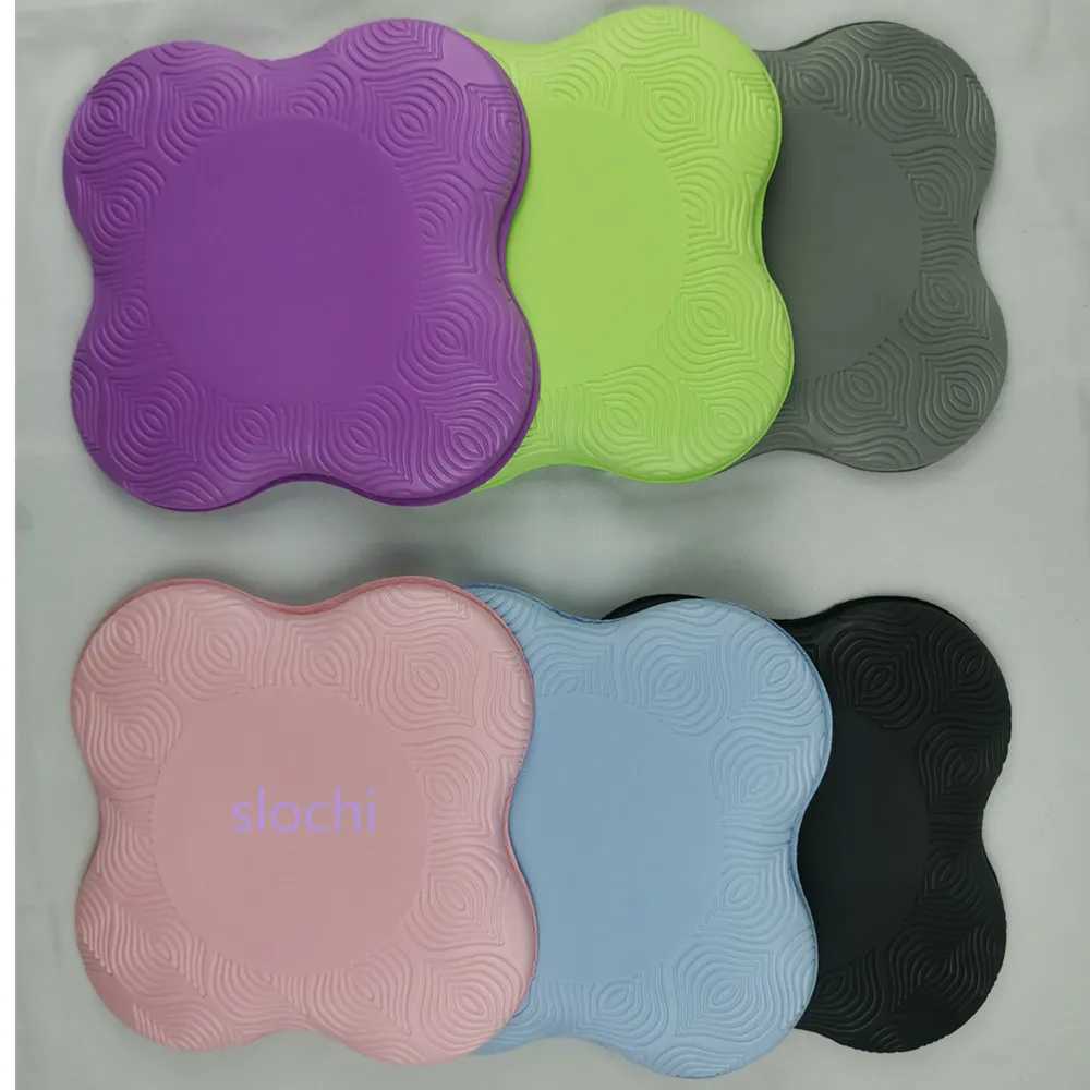 1/2 Pilates Knee Protector Hand Non slip Solid Color Yoga Mat Non slip Knee Protector Knee Protector W240906