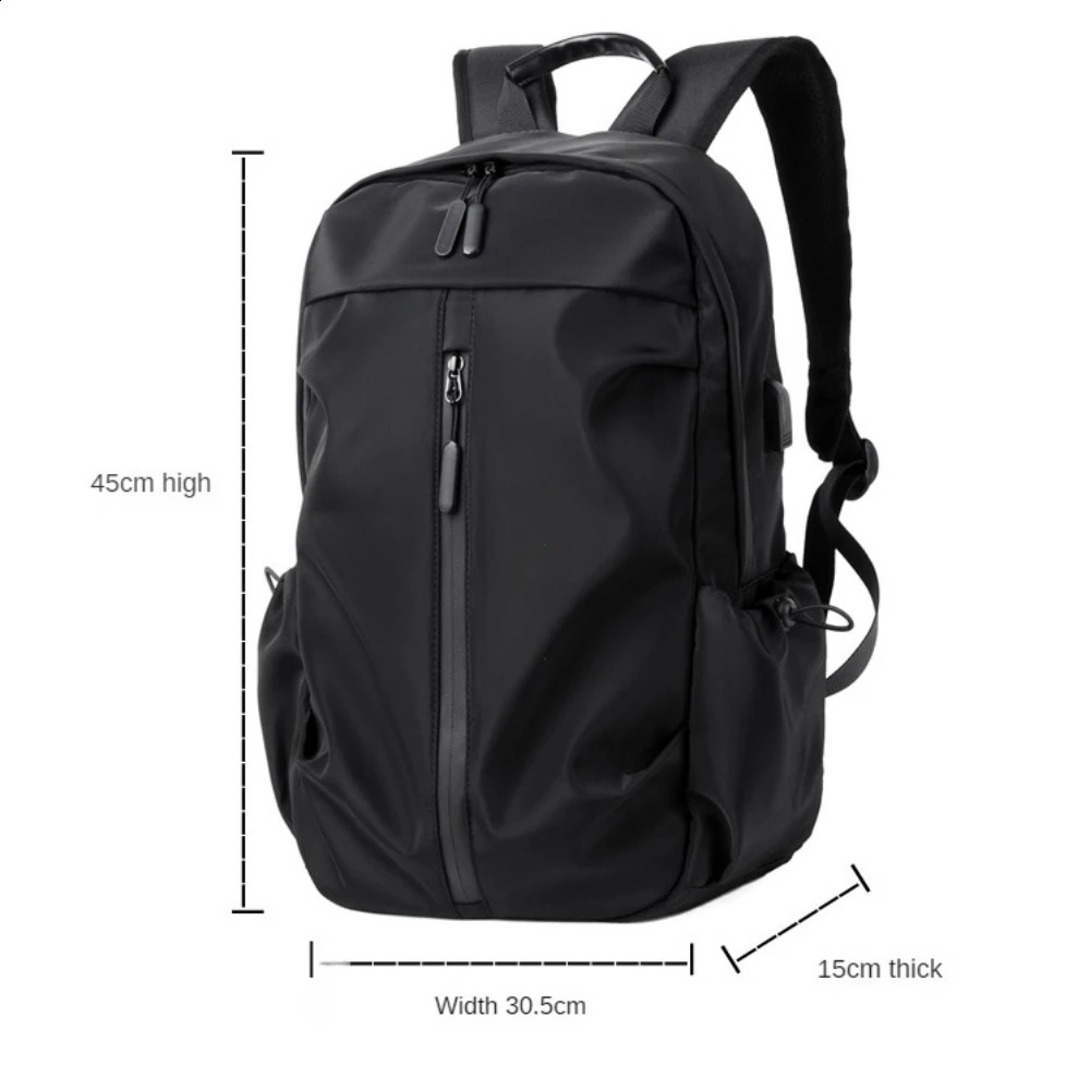 14 inch large capacity leisure backpack sports simple unisex computer backpack laptop backpack travel backpack 240907