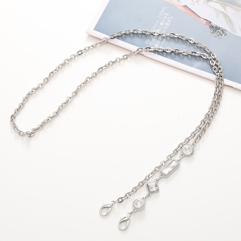 Yilian new metal crossbody love rope phone case hanging decoration pendant shoulder strap bag chain