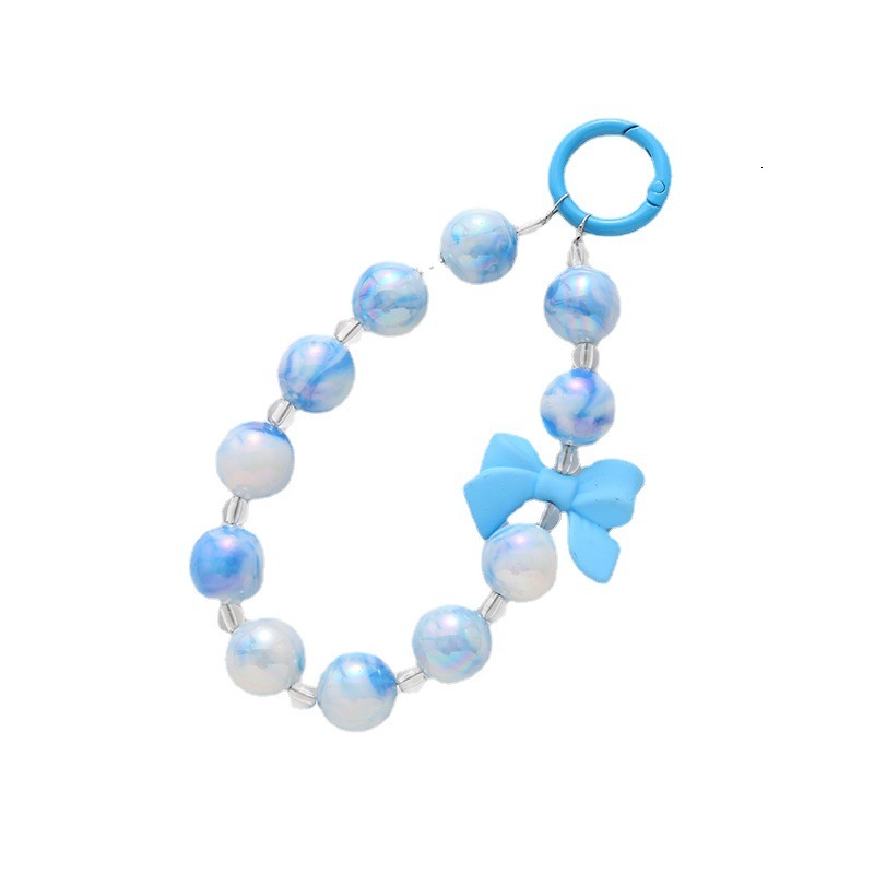 Tiktok the same type of beaded case accessories live selling mobile phone chain luggage pendant gifts