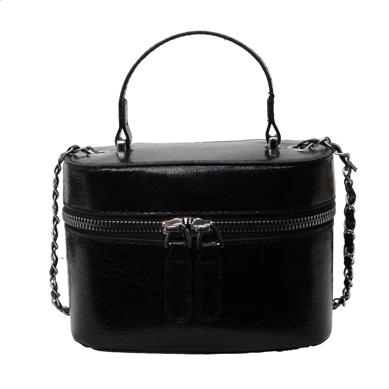 Solid color PU Leather Women Bags For Mini Box Shape Shoulder Bag Fashion Trend Womens Handbag and Purses 240906