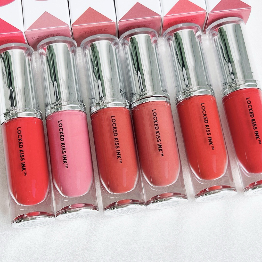 Gloss Brand Lipstick Designer Locked Kiss Ink 24 Hours Color Veet Matte Lipstick Cream Sexy Red Lip Tint Long Lasting Makeup Stick