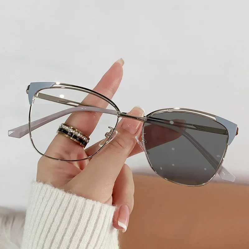 Retro womens cat eye glasses frame anti blue light fluorescent glasses computer goggles womens glasses Gafas Mujer Anti Luz Azul W240906