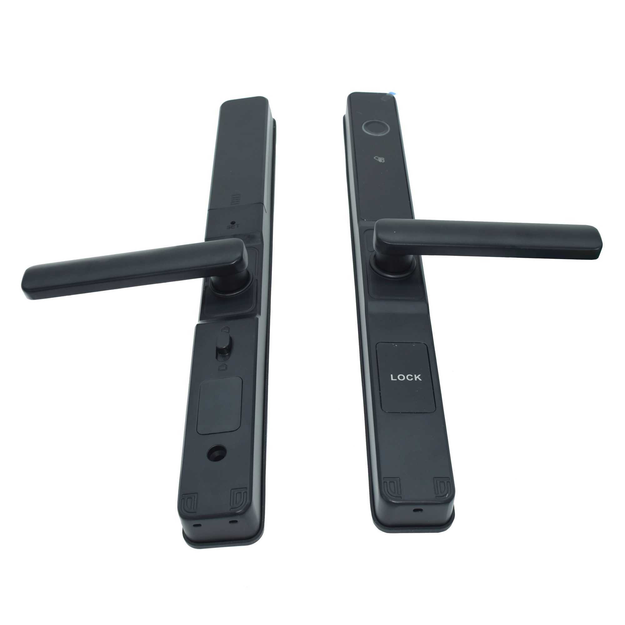 TTLock application IP65 waterproof intelligent fingerprint password RFID lock for sliding frame glass doors CL240920