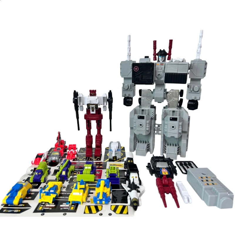In Stock Transformation Ko G1 Metroplex Three Transformations Beast Dinobot 5 in 1 Action Figures Toy Gift Collection 240902