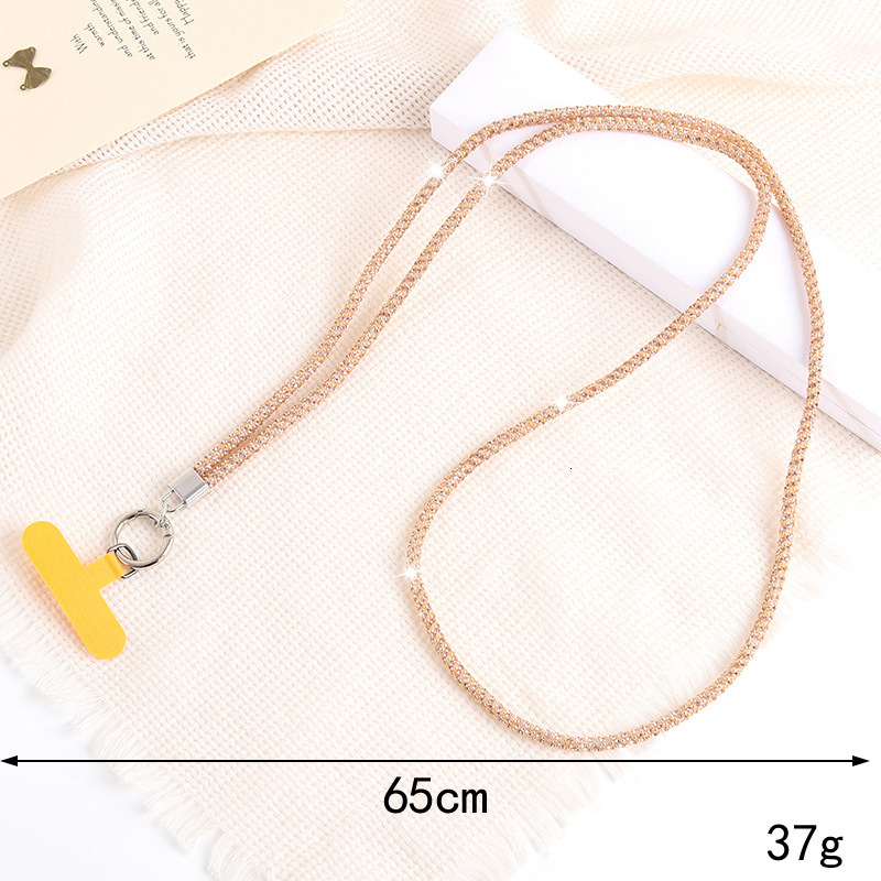Ins new rhinestone lanyard long crossbody short wrist style mobile phone chain keychain pendant