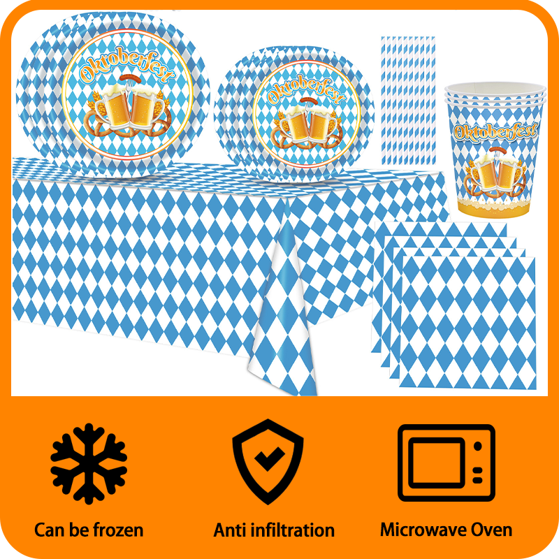 Beer Festival themed party birthday supplies suitable for beer festival birthday party decoration tableware set