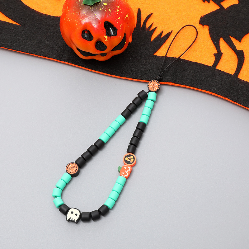New Halloween Gift: Chain, Pumpkin Skull, Mobile Phone Case, Hanging Decoration, Pendant, Drop and Anti Dropping, Comes with Women