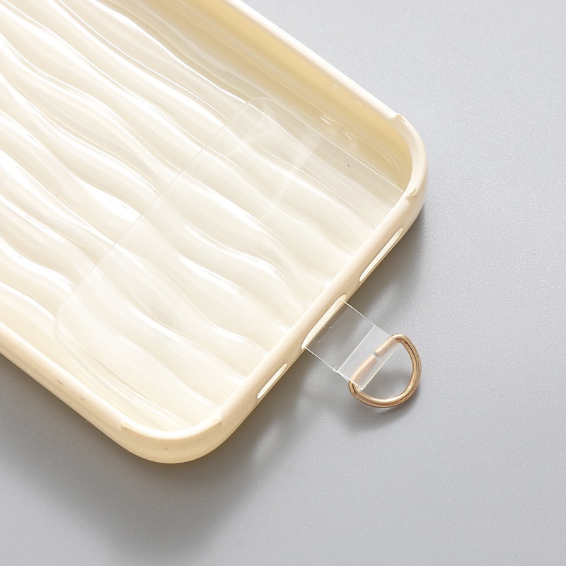 Mobile phone lanyard patch TPU integrated molding sturdy pad anti loss strap D buckle clip transparent ultra-thin back sticker